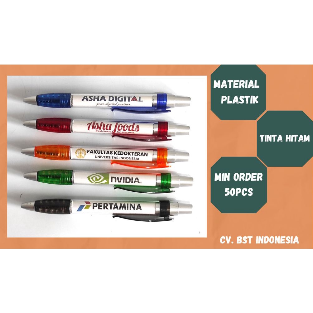 

Pulpen Mekanik, Pulpen Promosi, Custom Logo Tulisan