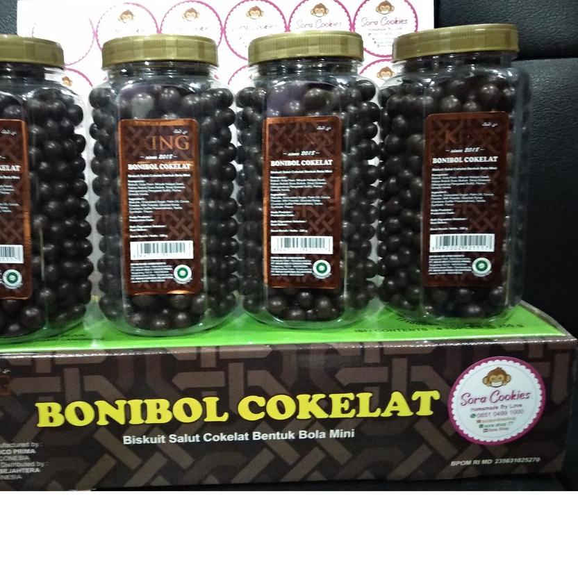 

✻ 1 Dus (Isi 4 toples) Bonibol Cokelat d' KING ▲