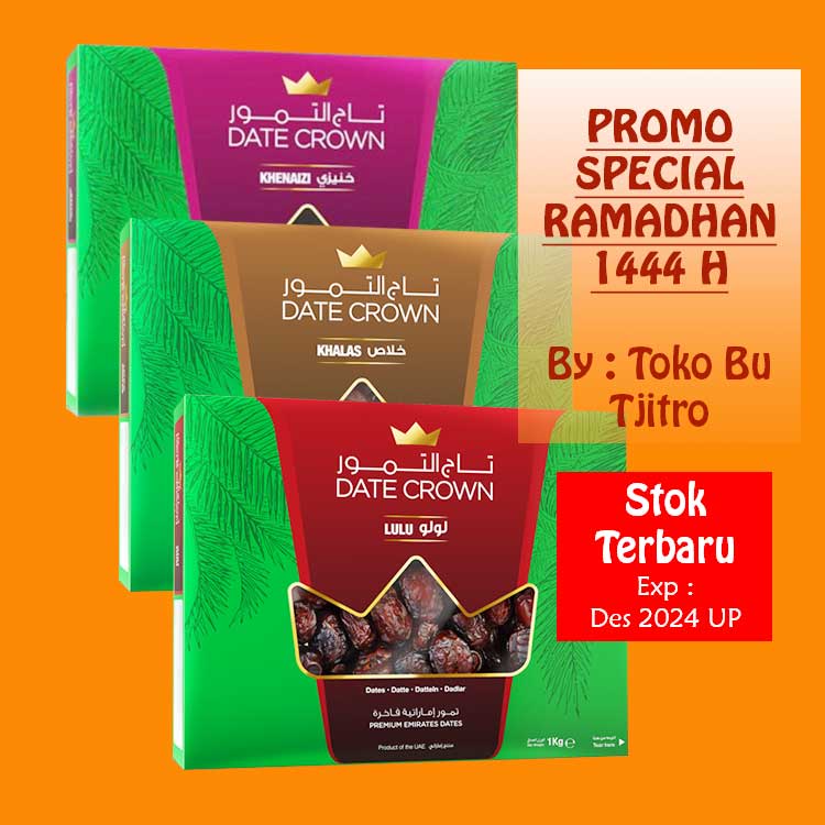 Kurma Date Crown Lulu Khalas | Kurma Khalas Super Premium Murah Original Emirates Dates