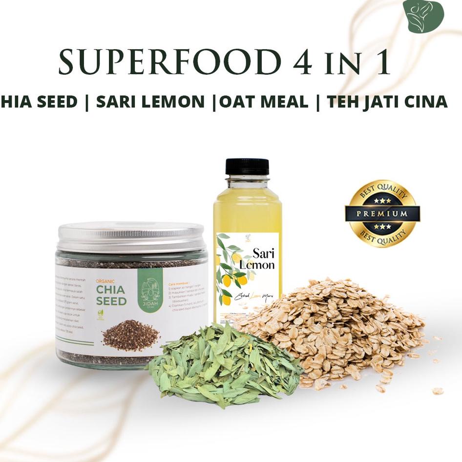 

➫ Paket Diet Super Food Asli Chia Seed biji chia Asli non GMO ➳
