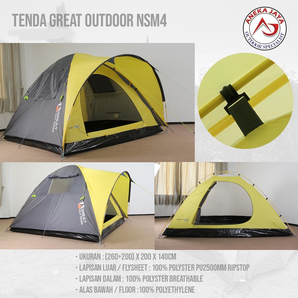 TENDA GREAT OUTDOOR NSM4 DOUBLE LAYER