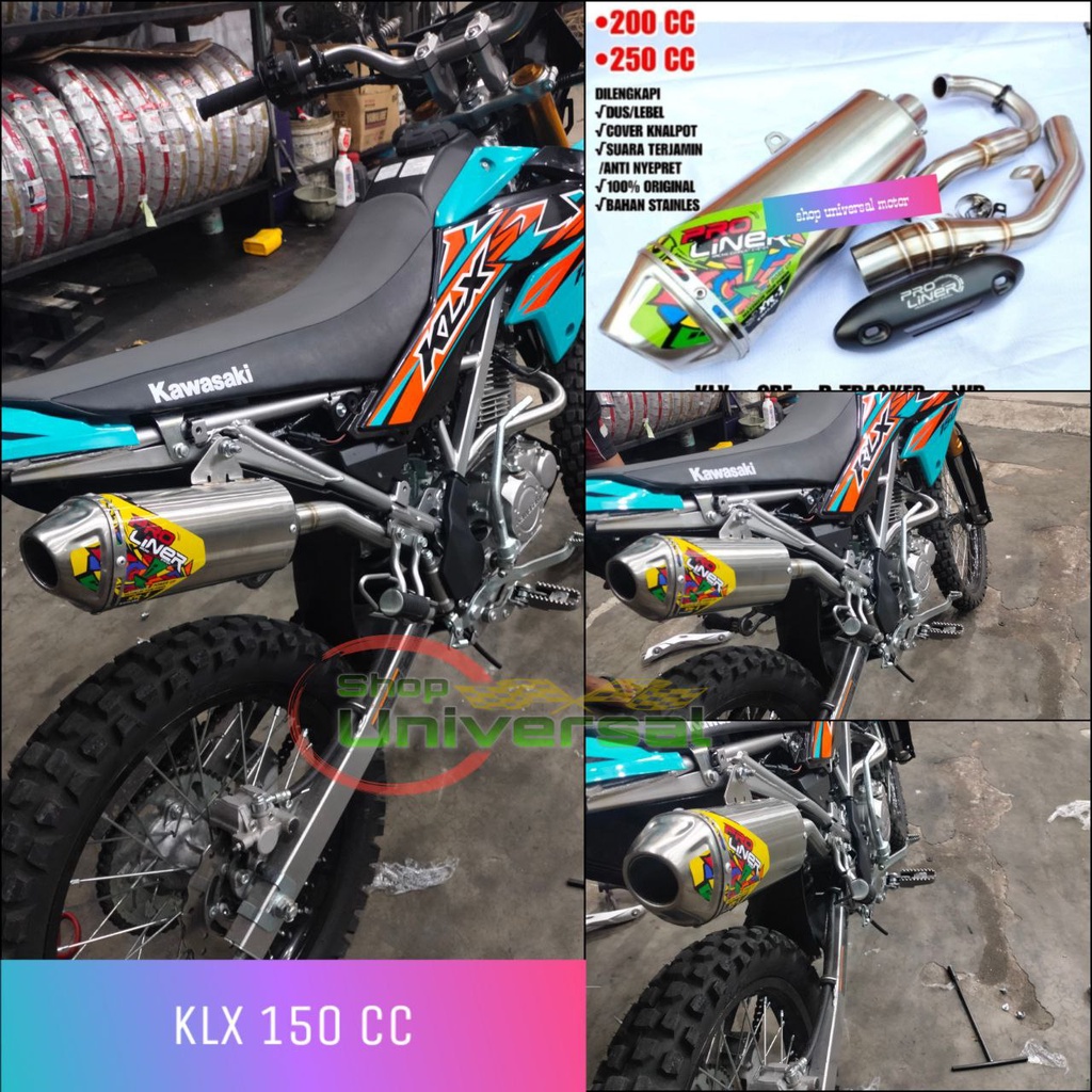 Jual Knalpot Pro Liner Proliner XR1 XR1 KLX 150 DTracker CRF 150
