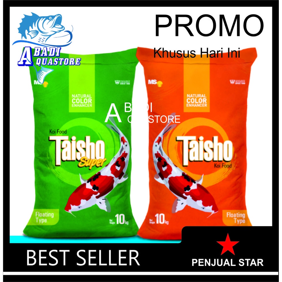 Pakan KOI TAISHO (200 gr) - Makankan Ikan Koi - Pelet Ikan Koi - Pakan Ikan - Pakan Ikan Hias Koki K