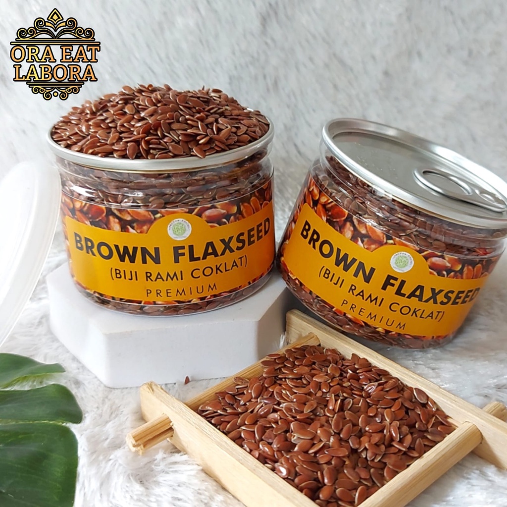 

Can Brown Flaxseed Biji Rami Coklat Kualitas Premium - Ora Eat Labora