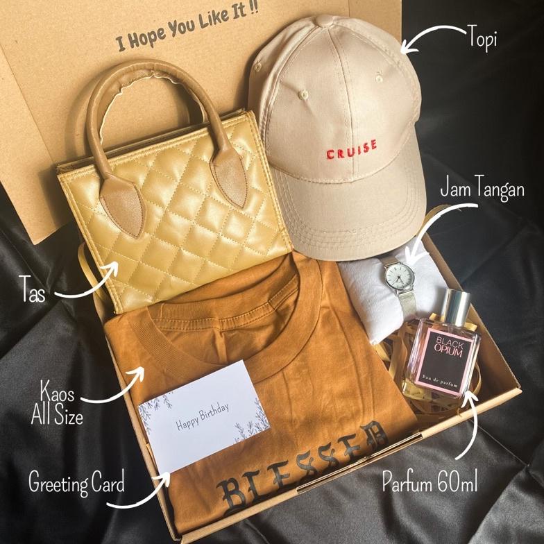 

[BROWN EDITION]GIFT BOX TAS KAOS CEWEK/KADO PACAR/KADO ULANG TAHUN/HAMPERS CEWEK/KADO ANNIVERSARY/KADOVALENTINE/KADO WISUDA/KADO WEDDING/KADO PERNIKAHAN/KADO KOMPRE/HAMPERS LEBARAN/HAMPERS RAMDHAN/HAMPERS SYUKURAN .