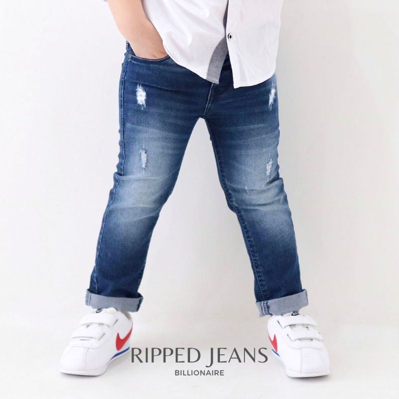 celana Billionaire ripped jeans Billionaire celana jeans, jeans anak