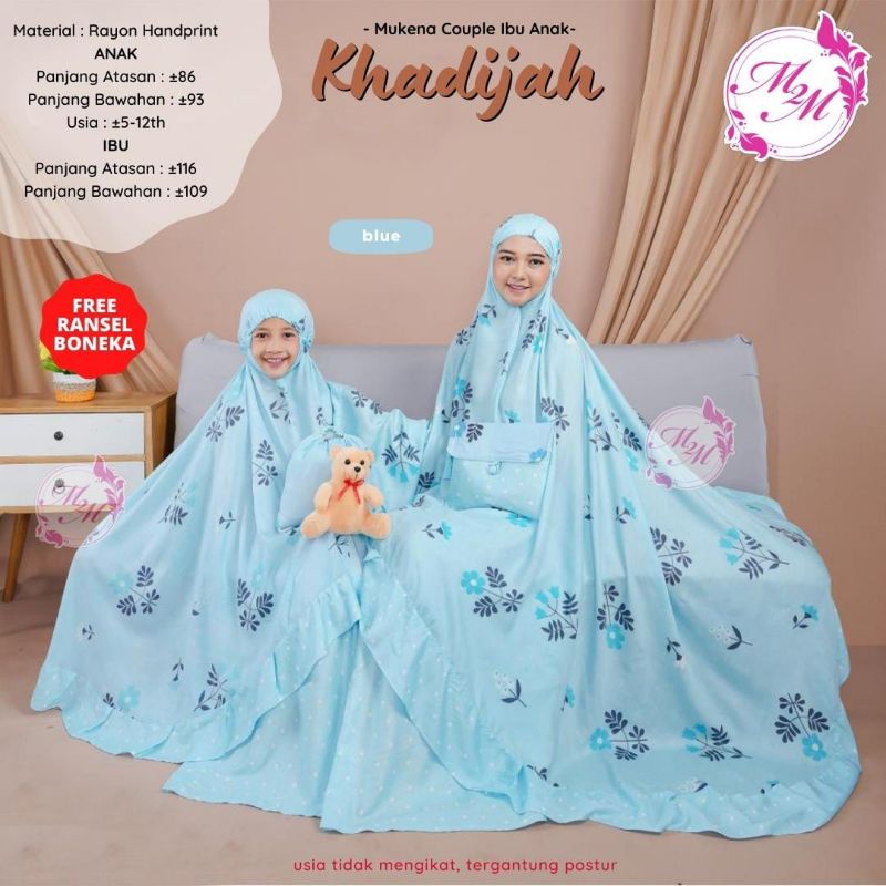 KHADIJAH MUKENA Couple Ibu Anak By M2M