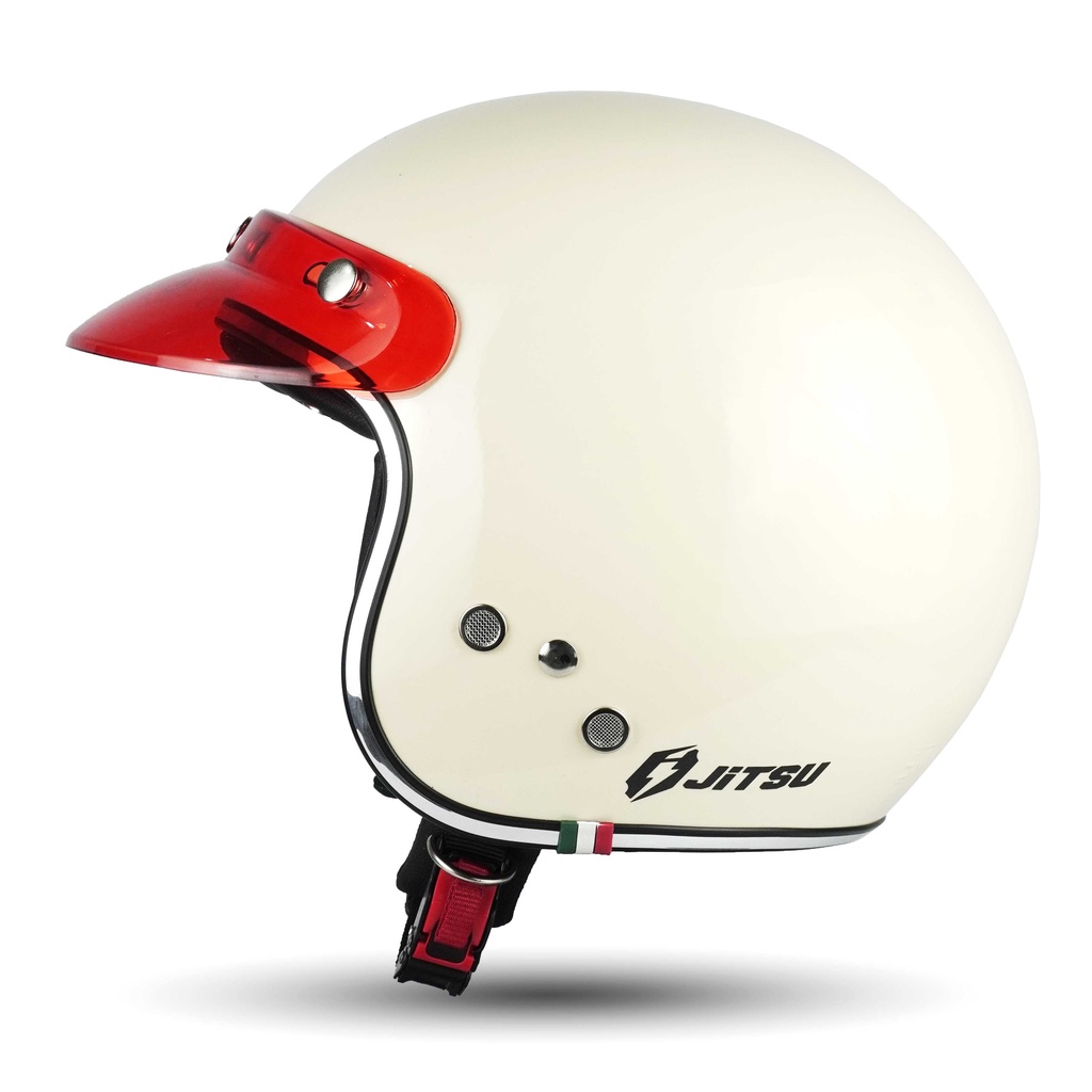 Jitsu Helm Retro Premium JR1 Warna Terbaru Gloss