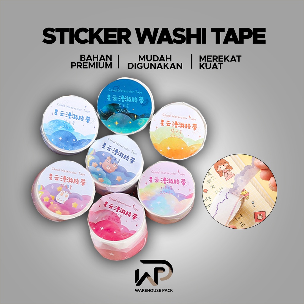 

Stiker Washi Tape Motif Awani Tape Stiker Dekorasi | Stiker Dekorasi | Washi Tape Roll Maskin Stiker | Pita Pelekat Cartoon