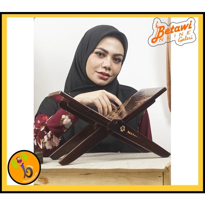 

Meja Rekal Al-Qur'An / Al Quran Dengan Motif Asli Kayu Jati