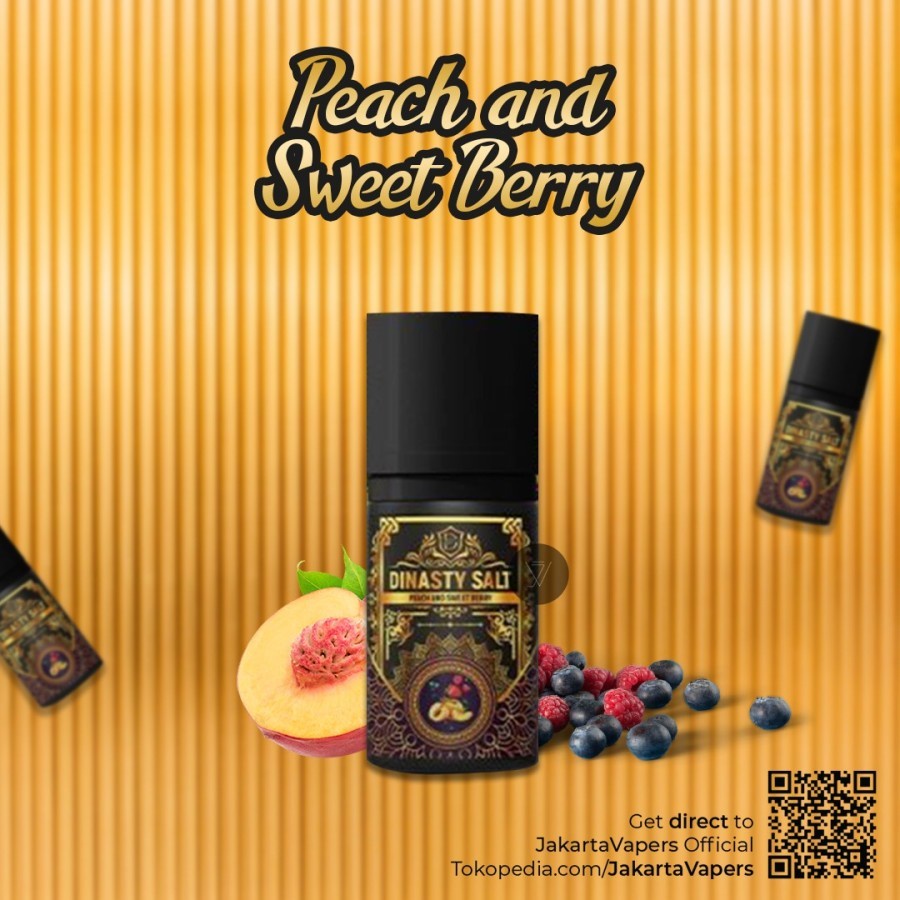 LIQUID DINASTY PEACH AND SWEET BERRY 30ML 25MG BY BDP