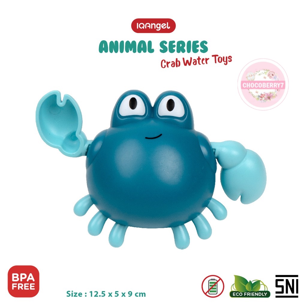 IQAngel Crab Water Toys IQC04 / Mainan Air / Mainan Kepiting Berenang / Mainan Mandi Bayi / Mainan Kolam Renang