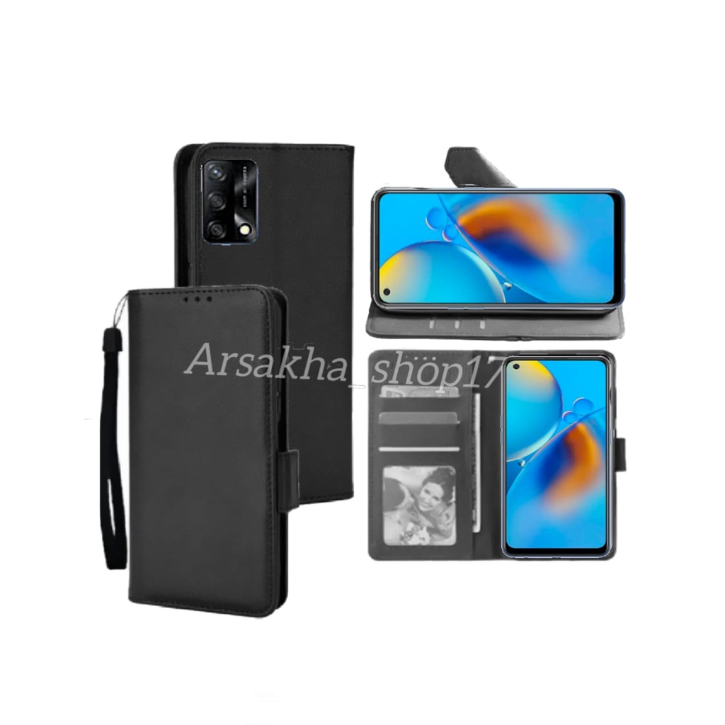 Flip Case Untuk OPPO A74 4G Flip Cover Leather Premium Casing HP