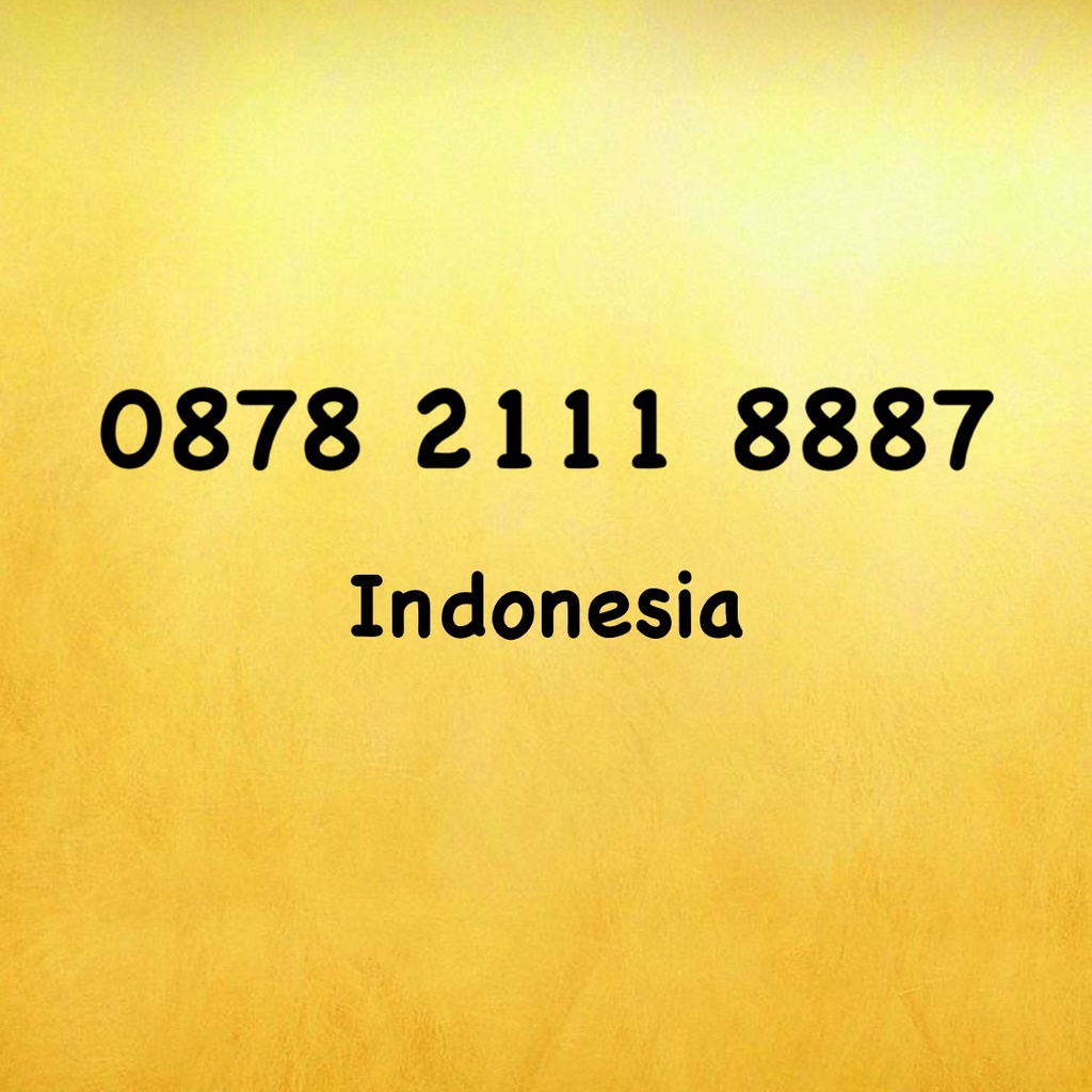 Nomor Cantik XL Bebas Seri 87 - 887 - 1987 - 1988 - 0878 2111 8887