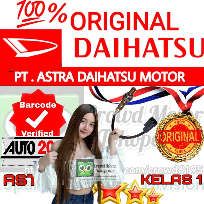 Sensor oxygen sensor oksigen SIGRA 1000cc BAWAH ORI DAIHATSU 100%