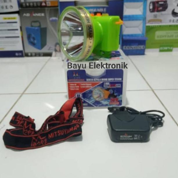 SPECIAL PRICE Senter Kepala Cas Mitsuyama 80 Watt MS-216 Senter LED Super Terang Jarak Jauh /Senter 