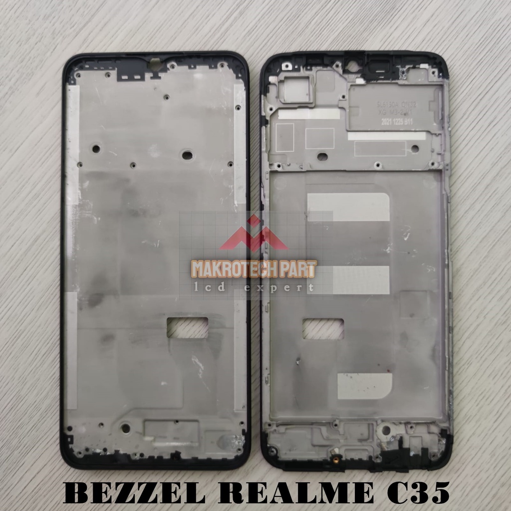 Bezzel lcd realme C35/Frame lcd / middle/ Ttulang tengah lcd realme C35