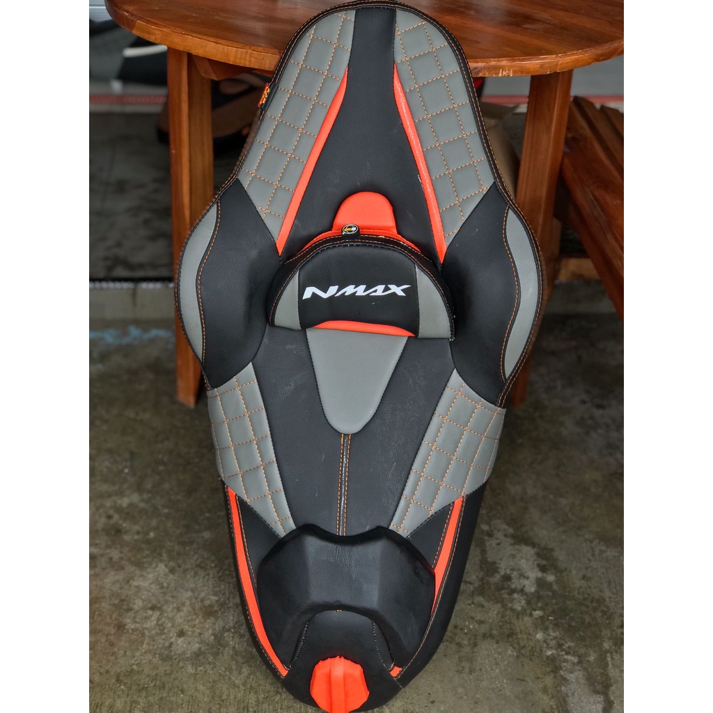 JOK NMAX NEW MODIFIKASI JOK TOUTING MODEL COBRA KULIT MBTECH / JOK NMAX NEW KULIT MBTECH ORIGINAL