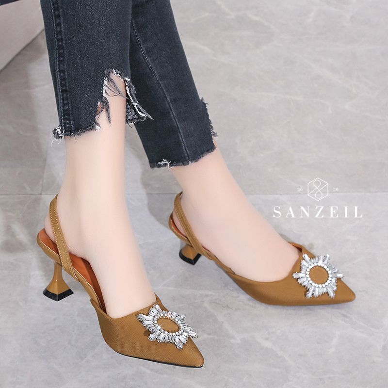 Heels Wanita GO1991 Heels Donna Heels Cocok untuk Pesta Kondangan Kerja