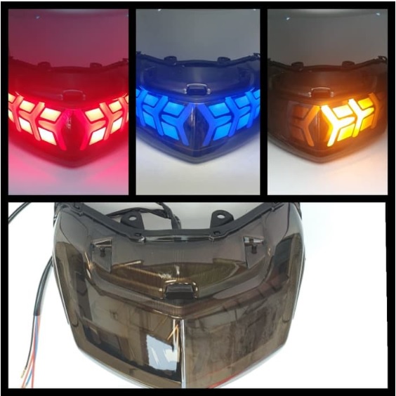 Lampu Stop Lamp Belakang Nmax Old 2017 2019 Led Variasi 3 In 1 Lamborghini Stoplamp Nmax Old Led Var