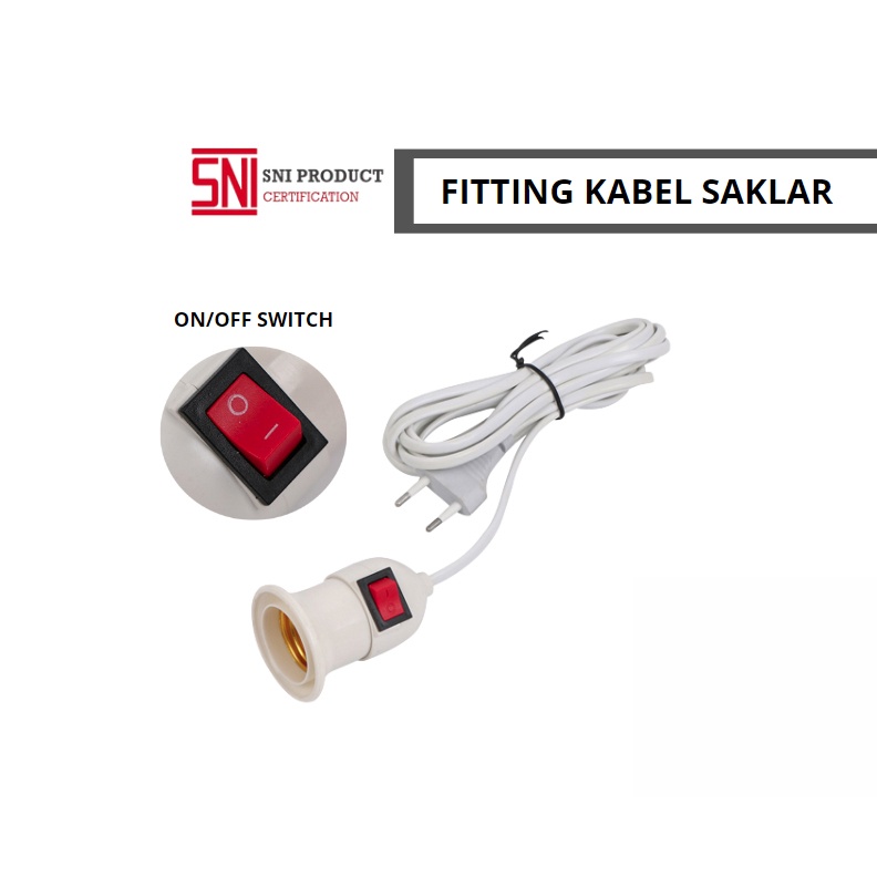 Fitting Kabel Plus Dengan Saklar