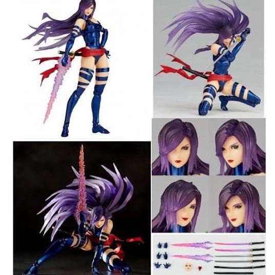 Revoltech Xmen Amazing Yamaguchi No 10 X-Men Team Psylocke Figure