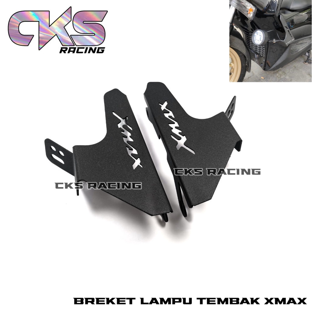 Breket dudukan lampu tembak XMax model brixton Breket Dudukan lampu Tembak Xmax breket lampu tembak 