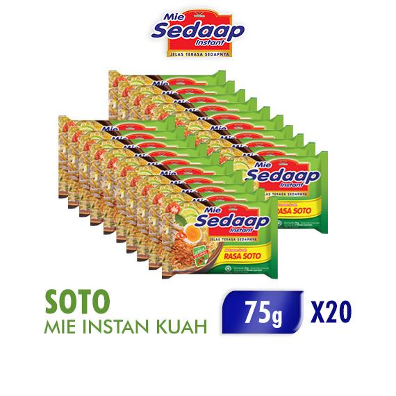 

Sedaap Mie Instan Soto 75 Gr X 20 - Best Store