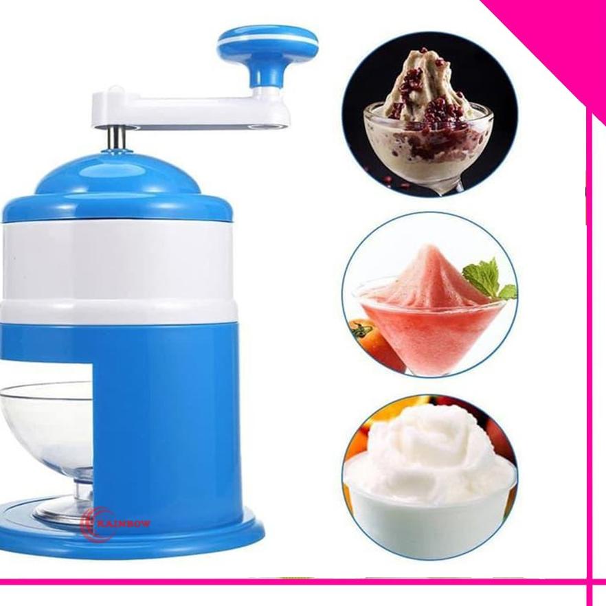 ➷ Alat Serut Es Batu Portable  Mesin Manual Serutan Es Batu Ice Stone Shavels ✥