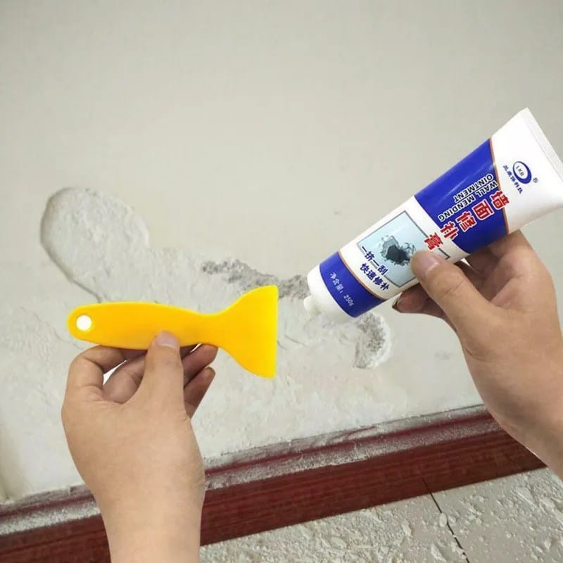 GP Wall Repair Pasta Dempul Penambal Dinding Cream Instan Water Proof / Krim Penambal Lubang Dinding /Pasta Penambal Dinding Putih