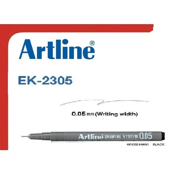 

ARTLINE DRAWING SYSTEM PEN O.5 EK-2305N(hitam)