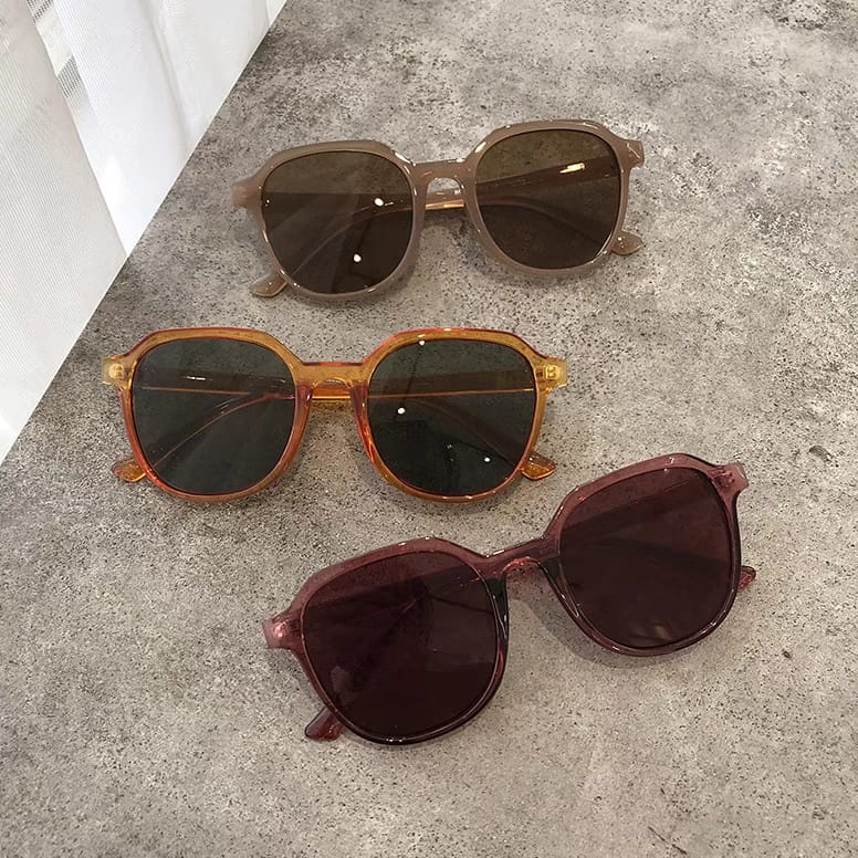 MMM Kacamata Fashion Wanita 1113 Kaca Mata Hitam Korea Ulzzang Gaya Vintage Retro Sunglasses Import