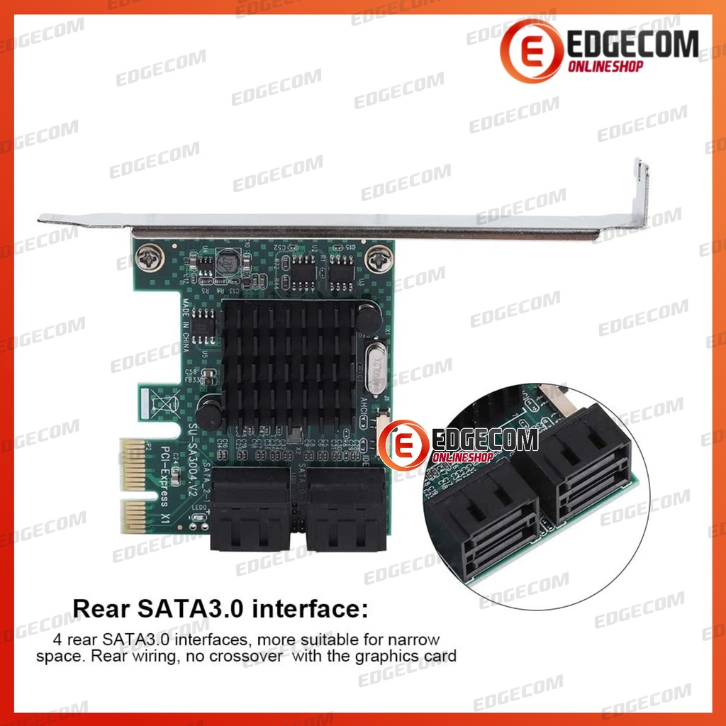 PCIE PCI EXPRESS SATA III 4 Port Expansion Card