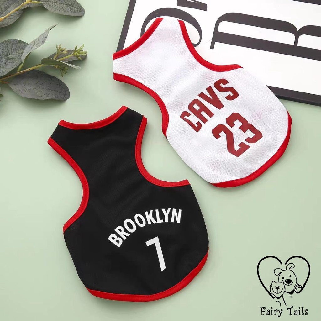 Baju Jersey Basket Kaos NBA Untuk Anjing dan Kucing Anabul / NBA Basketball Jersey Sport Clothes For Pet