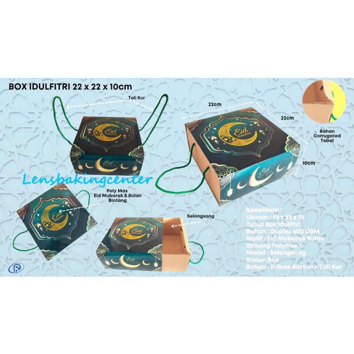 

Dus/Box/Kotak Edisi Lebaran/Idul Fitri Lapis Legit/Surabaya 22/25 @5Bh - 25 Bulan Sabit 082