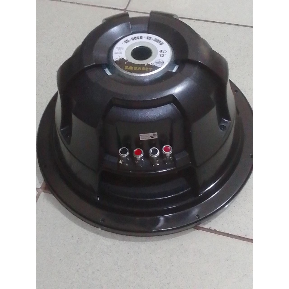 Speaker Subwoofer Embassy 12 inch 1400watt Double Magnet Original