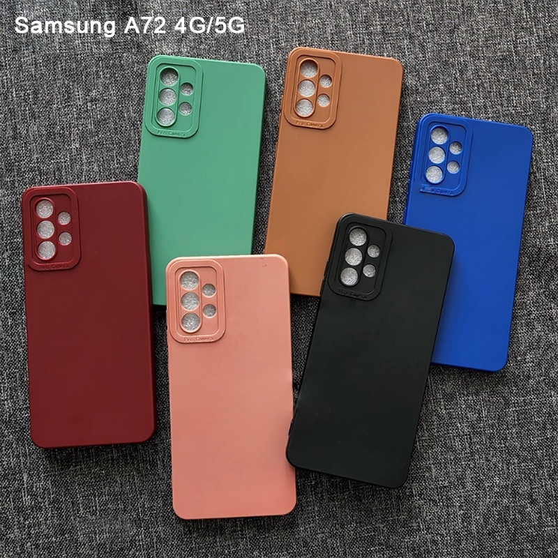 Softcase Samsung A72 Samsung A72 4G Samsung A72 5G Case 3D Pro Camera Gel Silika Casing