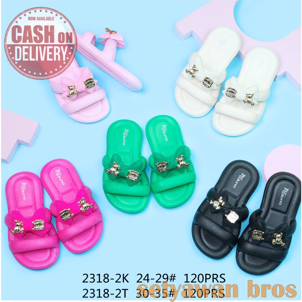 Sandal Anak Perempuan Tali Belakang Mickey Mouse TERBARU Jelly Karet Import