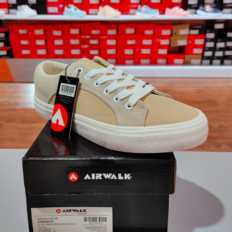 Sepatu Airwalk Stefan Blush Beige Women's Shoes Original