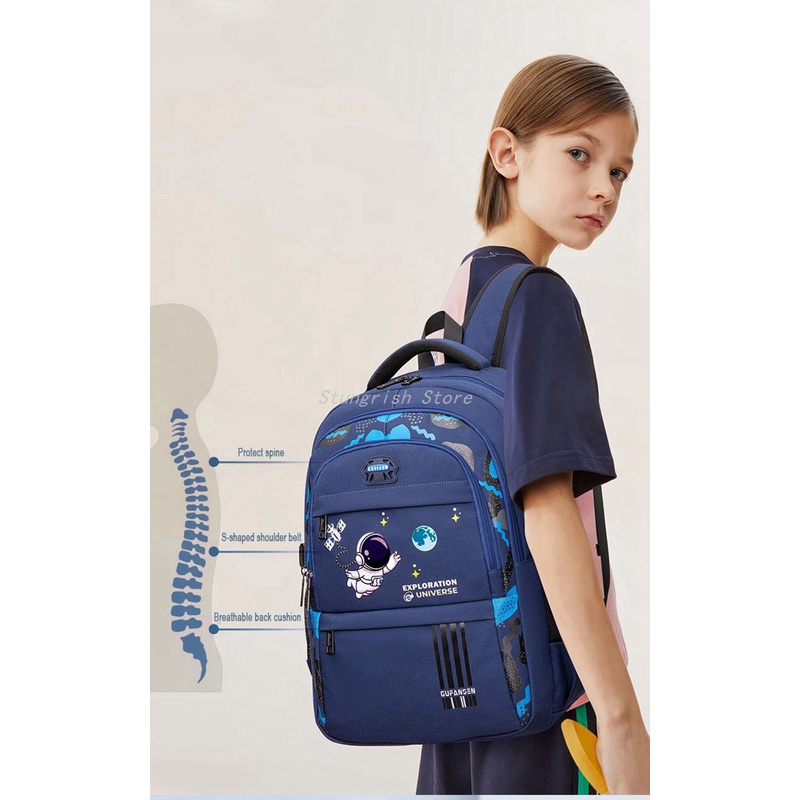 Tas ransel anak sekolah SD astronot/BK148 - TAS SEKOLAH ANAK PEREMPUAN TAS RANSEL ANAK TK RANSEL SEKOLAH PEREMPUAN