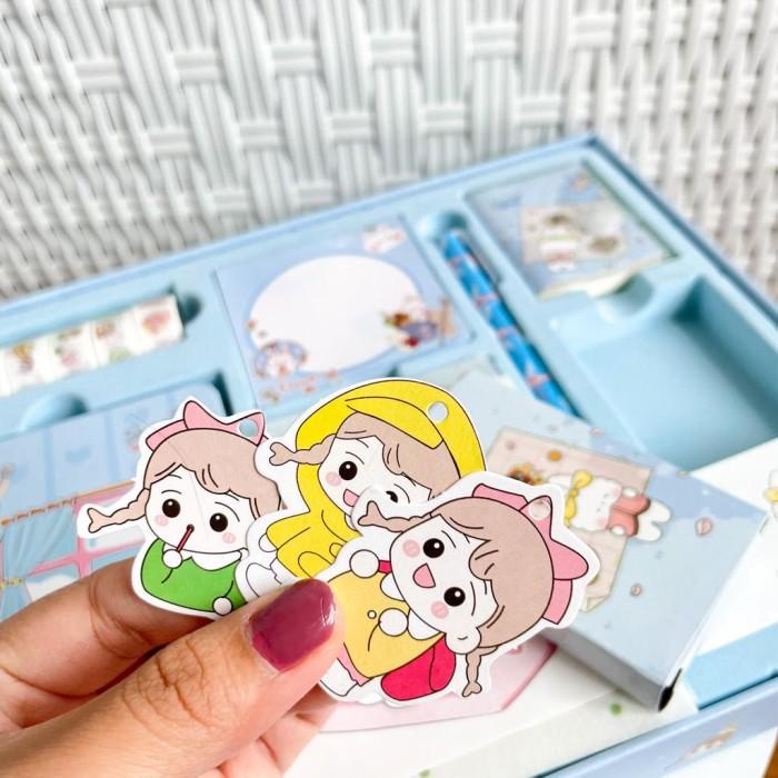 

paket alat tulis 7 in 1 perlengkapan alat tulis sekolah lengkap lucu