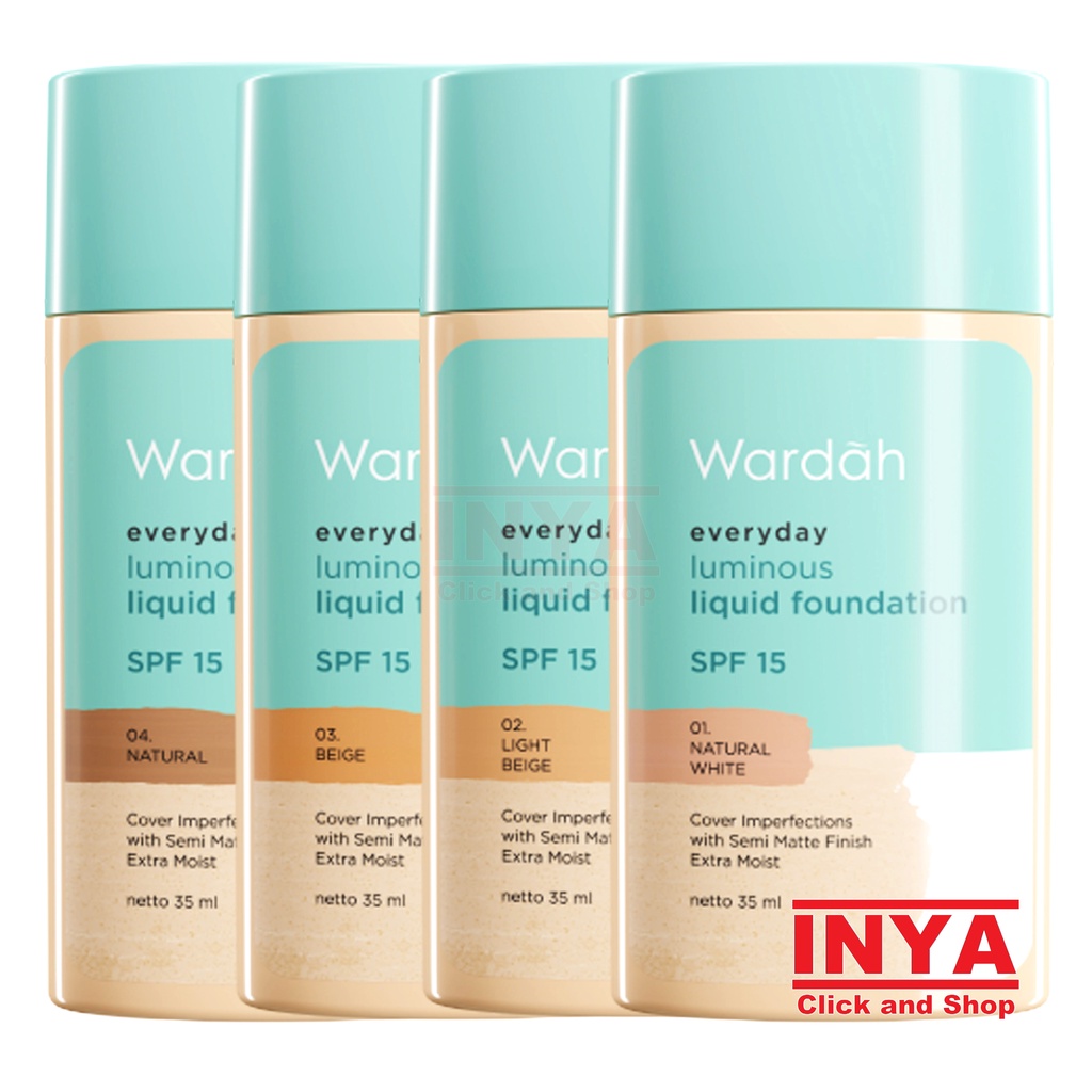 WARDAH EVERYDAY LUMINOUS LIQUID FOUNDATION 35ml