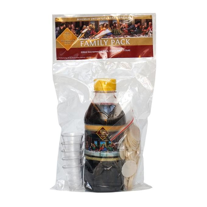 

Roti Perjamuan Hosti + Anggur Family Pack-Anggur Perjamuan-Cawan-Hosti