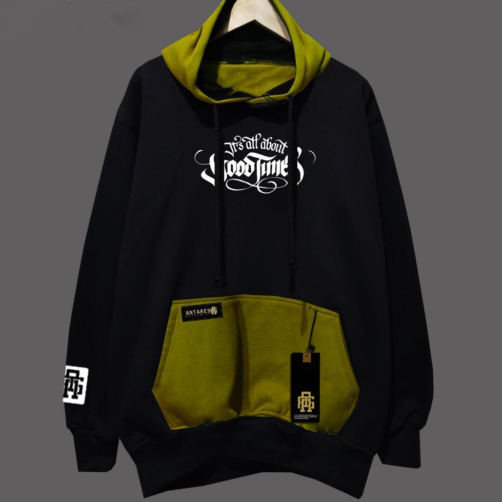 berkualitas ANTARES jaket sweater Hoodie pria distro OVERSIZE  hodie Jumbo Ukuran XXL-XXXL keren bel