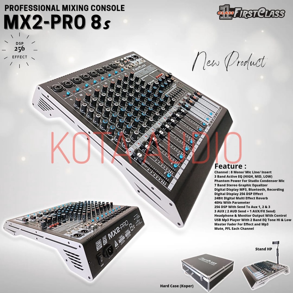 MIXER AUDIO MIXING CONSOLE MX2-PRO 8S / MX 2 PRO 8S / MX2PRO8S
