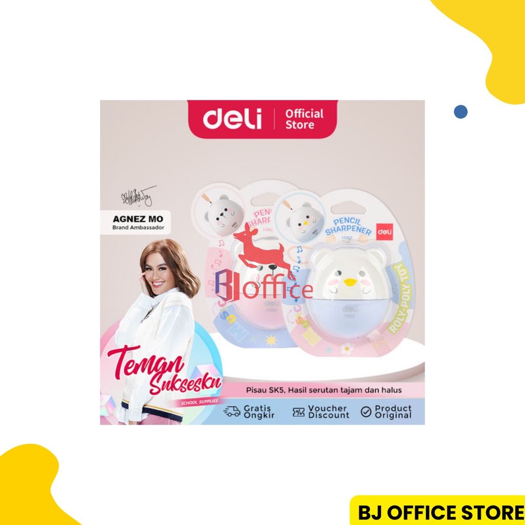 

Deli Pencil Sharpener Rautan Pensil Hewan Lucu H562