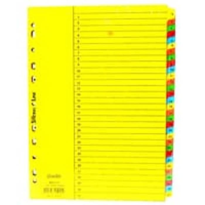 Terlaris Divider Bantex 1-31 A4 6052 / Bantex Divider