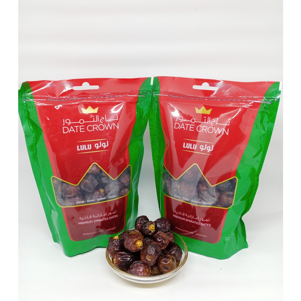 Kurma PREMIUM  Dates Crown LULU 250g - KURMA ORIGINAL Tanpa bahan pengawet