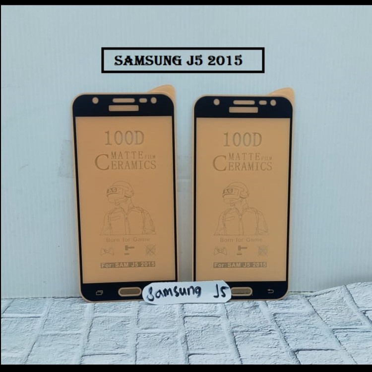 SAMSUNG J5 2015 SAMSUNG J5 2016 Anti gores ceramic matte clear doff anti minyak screen guard pelindung layar plastik bukan kaca