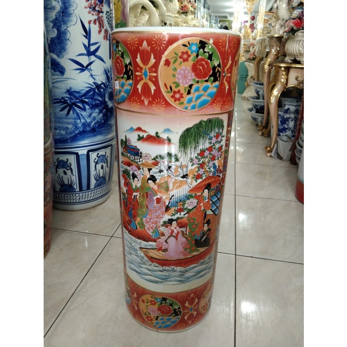 Vas Tempat Payung / Vas Tinggi 60Cm Keramik China